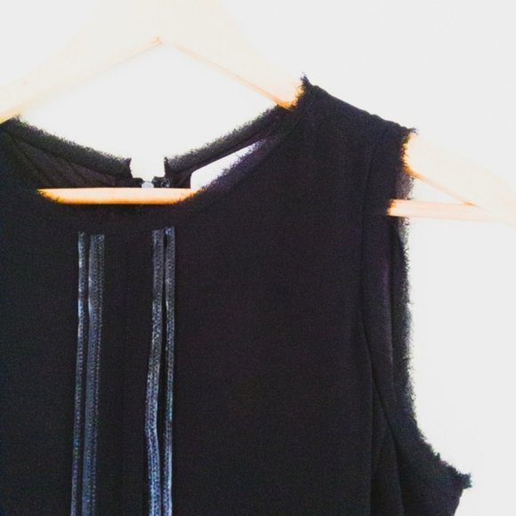 Jessica Simpson Fit & Flare Black Cocktail Dress Sz 8 - Picture 4 of 11